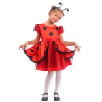 Карнавальный костюм для детей Божья коровка Пуговка для девочки