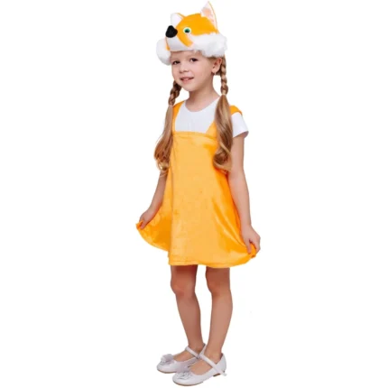 Детский карнавальный костюм Лиса "Ириска" 4009 к-18 Пуговка