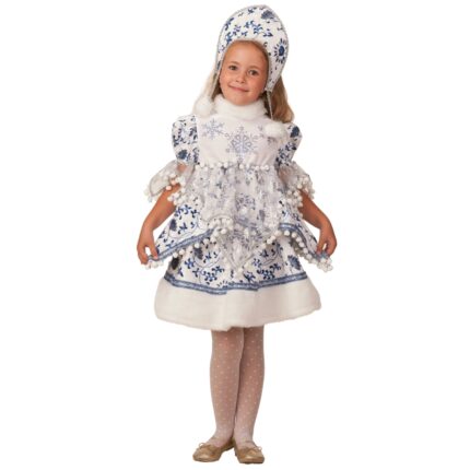 Карнавальный костюм для девочек Снегурочка Внучка