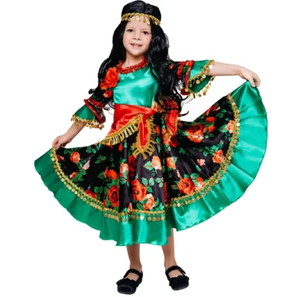 Детский карнавальный костюм Цыганка Рада Пуговка 1015 к-18