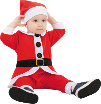 Детский карнавальный костюм Санта Пуговка для малышей 6008 к-19