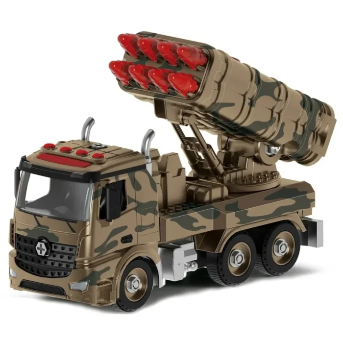 Военная машина-конструктор с ракетной установкой